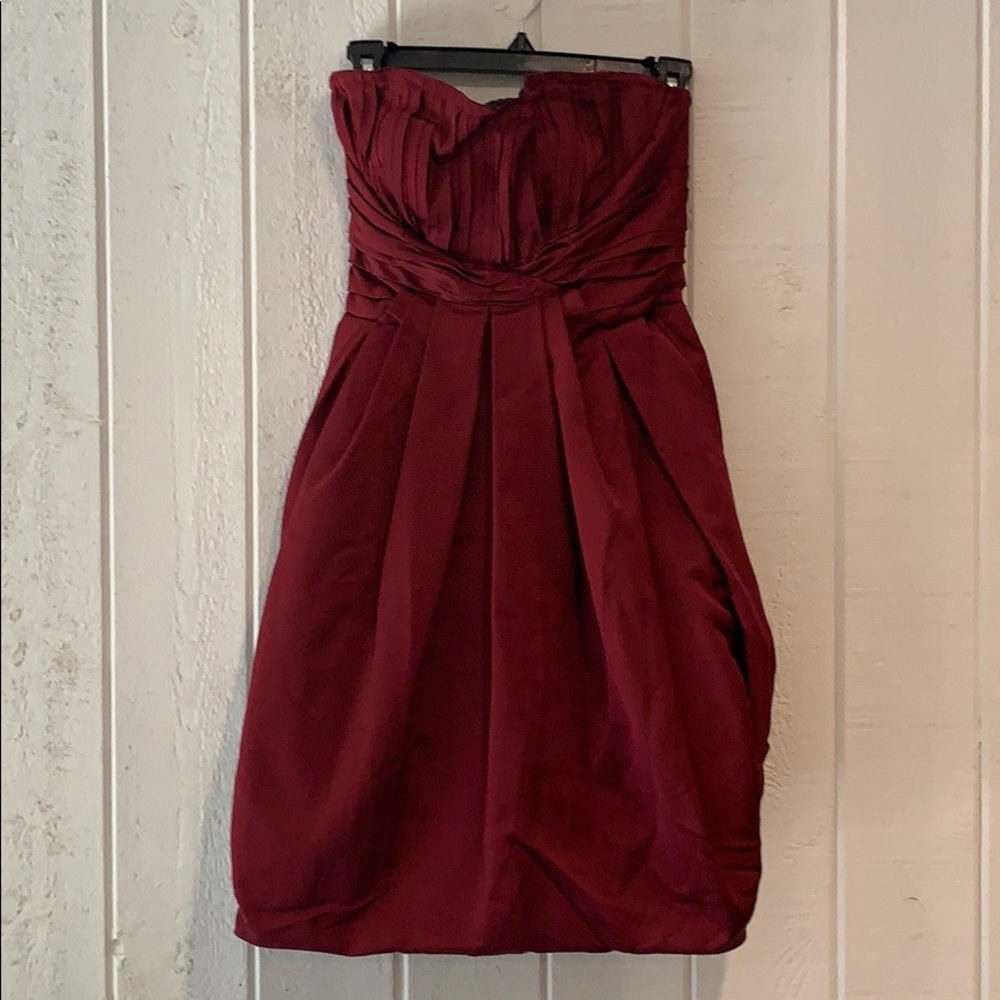 Prada Silk Strapless Bubble Dress size 38